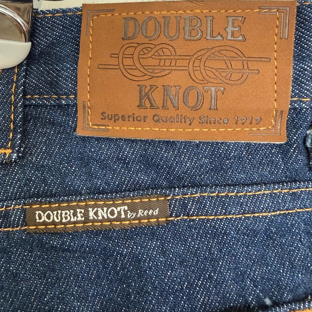 Double Knot by Reed Men’s Jeans 42x32 Dark Wash Denim NWOT Classic Fit - Picture 5 of 7